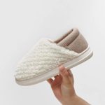 chausson d'intérieur en moumoute