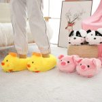 chausson doux cochon