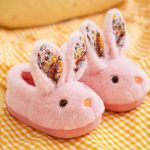 chausson doux enfant lapin