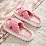 chausson élégant ouvert pour femme