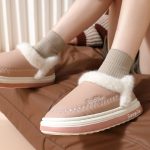 chausson en cuir design hiver