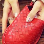 chausson en cuir élégant