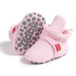 chausson en cuir pour bébé