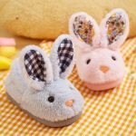 chausson en peluche enfant lapin