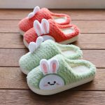 chausson en peluche lapin