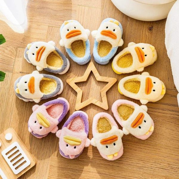 chausson enfant canard