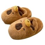 chausson kawaii en forme de capybara