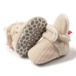 chausson moelleux bébé à scratch