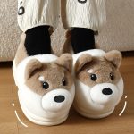 chaussons amusants avec motif chien