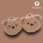 chaussons doux ours