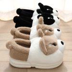 chaussons doux pour amoureux des chiens