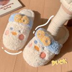 chaussons en forme de canard pour femme
