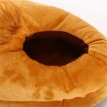 chaussons en peluche pied de monstre