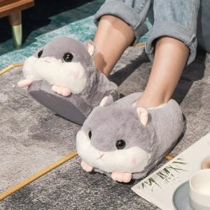 chaussons hamster kawaii