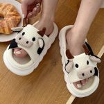 claquette pantoufle vache