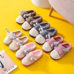 pantoufle chaude renne coloré