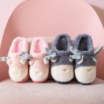 pantoufle coloré en forme de renne