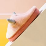 pantoufle douillette renne