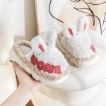 pantoufle en forme de lapin