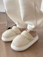 pantoufles chaudes unisex pour l'hiver