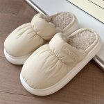 pantoufles en peluche unisex pour l'hiver